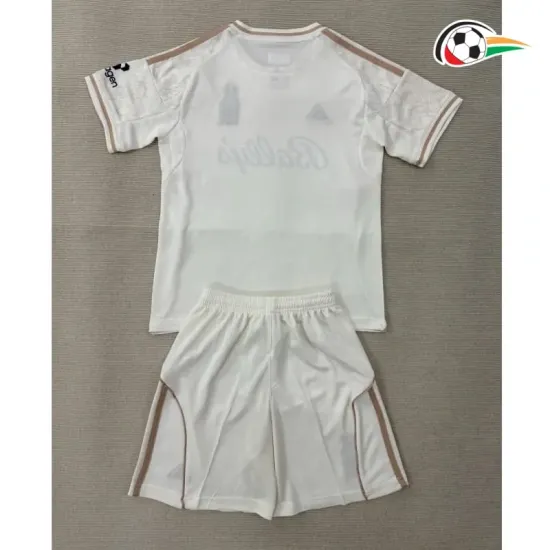 Camisa Reserva Infantil Nottingham Forest 2025/2026 Branco