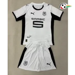 Camisa Reserva Infantil Stade Rennais 2025/2026 Branco