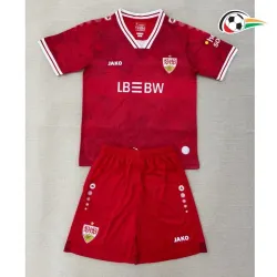 Camisa Reserva Infantil VfB Stuttgart 2025/2026 Vermelho