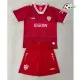 Camisa Reserva Infantil VfB Stuttgart 2025/2026 Vermelho
