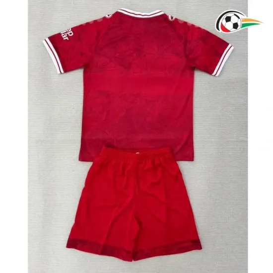 Camisa Reserva Infantil VfB Stuttgart 2025/2026 Vermelho