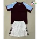 Camisa Titular Infantil Aston Villa 2025/2026 Vermelho Escuro
