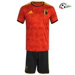 Camisa Titular Infantil Bélgica 2026 Vermelho