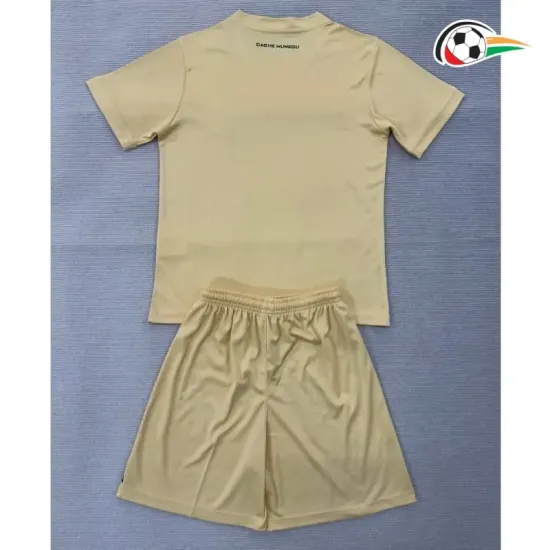 Camisa Alternativa Infantil Monaco 2025/2026 Amarelo Claro