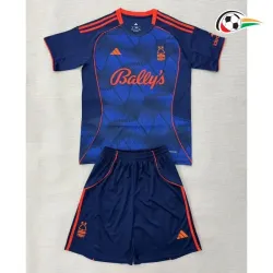 Camisa Alternativa Infantil Nottingham Forest 2025/2026 Azul Marinho