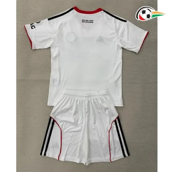 Camisa Reserva Infantil Eintracht Fráncfort 2025/2026 Branco