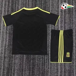 Camisa Retrô Alternativa Infantil Liverpool 2010/11 Preto