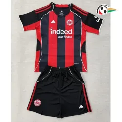 Camisa Titular Infantil Eintracht Fráncfort 2025/2026 Vermelho/Preto