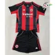 Camisa Titular Infantil Eintracht Fráncfort 2025/2026 Vermelho/Preto