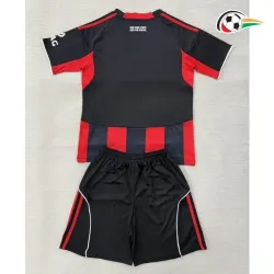 Camisa Titular Infantil Eintracht Fráncfort 2025/2026 Vermelho/Preto