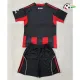 Camisa Titular Infantil Eintracht Fráncfort 2025/2026 Vermelho/Preto