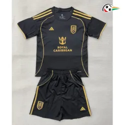 Camisa Alternativa Infantil Fulham F.C. 2025/2026 Preto