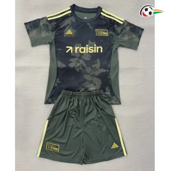 Camisa Reserva Infantil Union Berlin 2025/2026 Preto