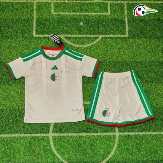 Camisa Titular Infantil Argelia Copa do Mundo 2026 Branco
