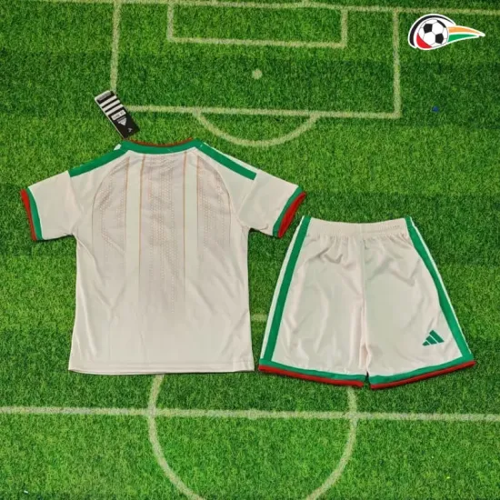 Camisa Titular Infantil Argelia Copa do Mundo 2026 Branco