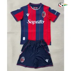 Camisa Titular Infantil Bologna 2025/2026 Vermelho/Azul