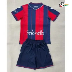 Camisa Titular Infantil Bologna 2025/2026 Vermelho/Azul