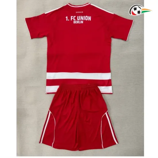 Camisa Titular Infantil Union Berlin 2025/2026 Vermelho/Branco