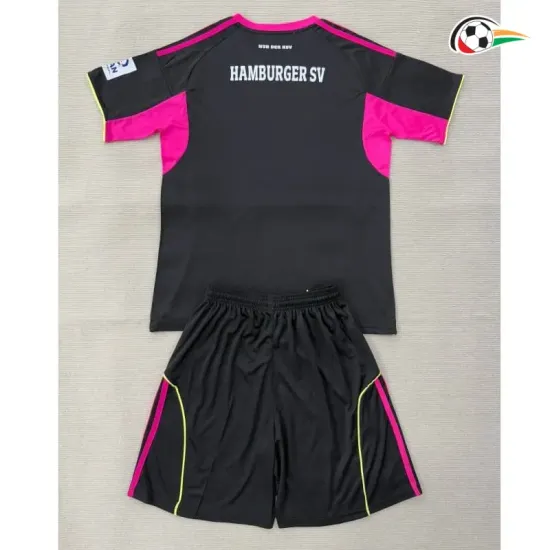 Camisa Alternativa Infantil Hamburger SV 2025/2026 Preto