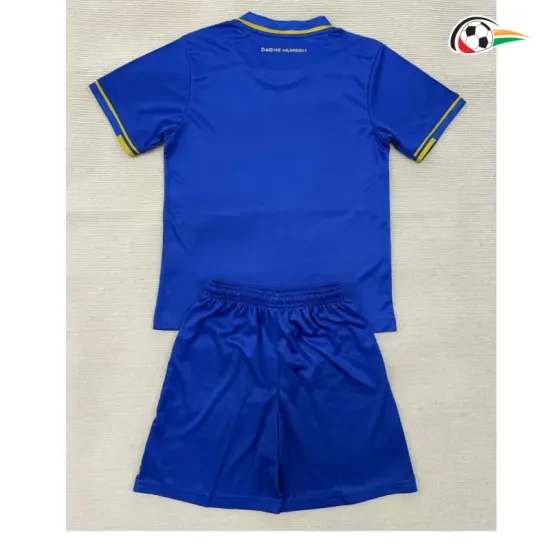 Camisa Reserva Infantil Monaco 2025/2026 Azul/Dourado