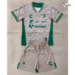 Camisa Reserva Infantil Santos Laguna 2025/2026 Branco/Verde