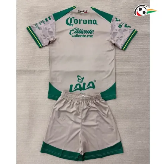 Camisa Reserva Infantil Santos Laguna 2025/2026 Branco/Verde