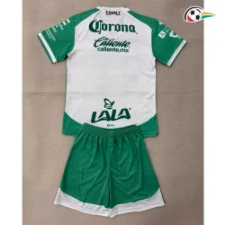 Camisa Titular Infantil Santos Laguna 2025/2026 Verde/Branco