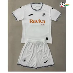 Camisa Titular Infantil Swansea City 2025/2026 Branco