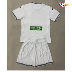 Camisa Titular Infantil Swansea City 2025/2026 Branco