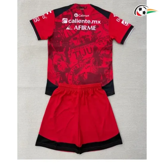 Camisa Titular Infantil Tijuana 2025/2026 Vermelho