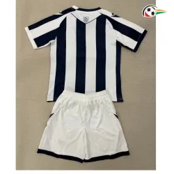 Camisa Titular Infantil West Bromwich Albion 2025/2026 Azul/Branco