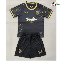 Camisa Alternativa Infantil Burnley FC 2025/2026 Preto