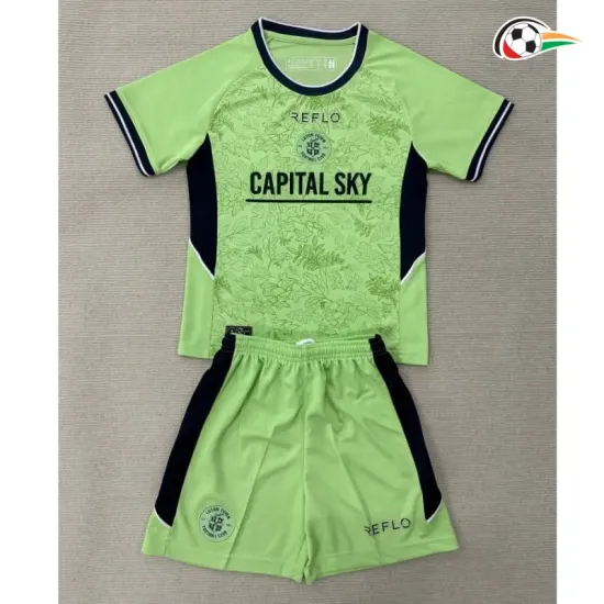 Camisa Alternativa Infantil Luton Town 2025/2026 Verde
