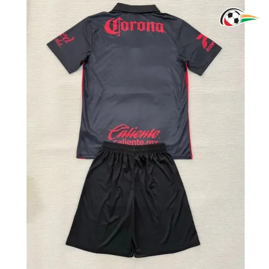Camisa Alternativa Infantil Toluca 2025/2026 Preto