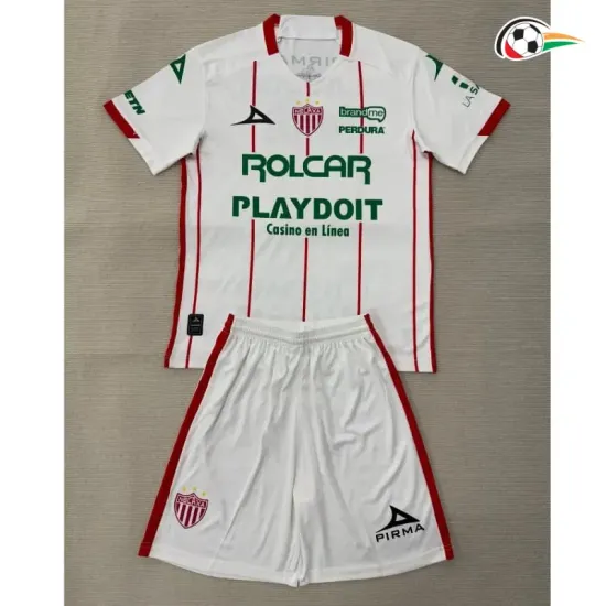 Camisa Reserva Infantil Club Necaxa 2025/2026 Branco