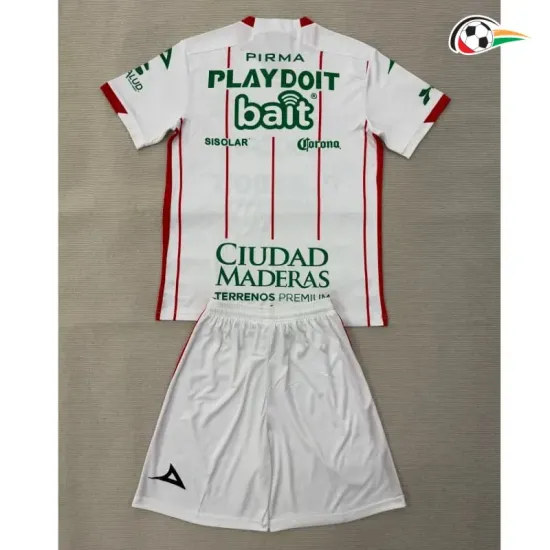 Camisa Reserva Infantil Club Necaxa 2025/2026 Branco