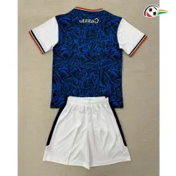 Camisa Reserva Infantil Luton Town 2025/2026 Azul/Branco