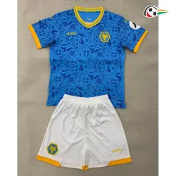 Camisa Alternativa Infantil Wolverhampton Wanderers 2025/2026 Azul