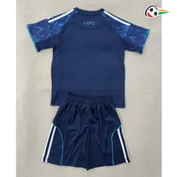 Camisa Reserva Infantil Leicester City 2025/2026 Azul/Azul Marinho