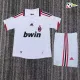 Camisa Retrô Reserva Infantil AC Milan 2009/10 Branco
