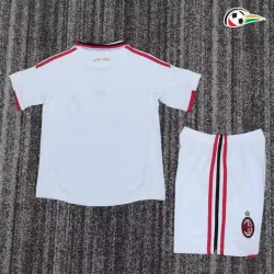 Camisa Retrô Reserva Infantil AC Milan 2009/10 Branco