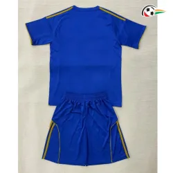 Camisa Titular Infantil Leicester City 2025/2026 Azul/Branco