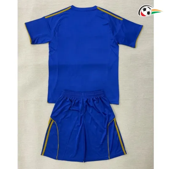 Camisa Titular Infantil Leicester City 2025/2026 Azul/Branco