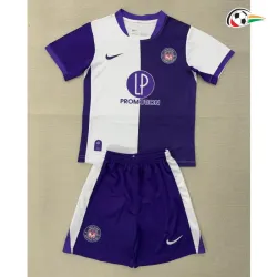 Camisa Titular Infantil Toulouse FC 2025/2026 Roxo/Branco