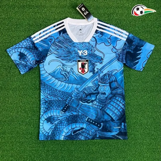 Camisa Japón x Y3 2026 Edição Especial Azul