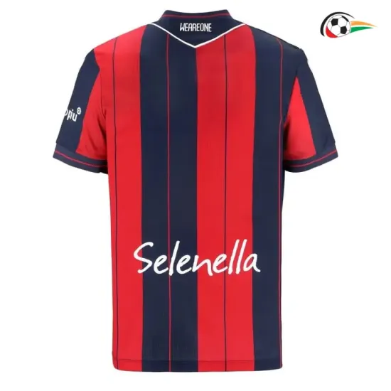 Camisa Titular Bologna 2025/2026 Vermelho/Azul