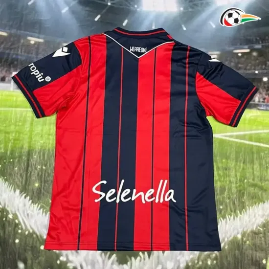 Camisa Titular Bologna 2025/2026 Vermelho/Azul