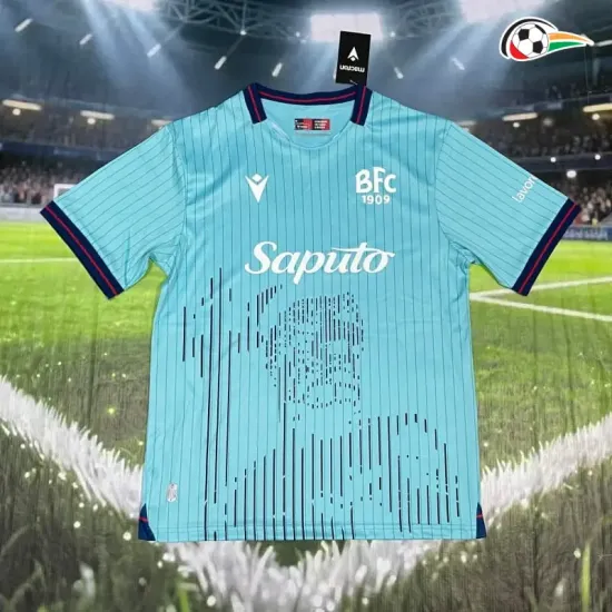 Camisa Alternativa Bologna 2025/2026 Azul Claro