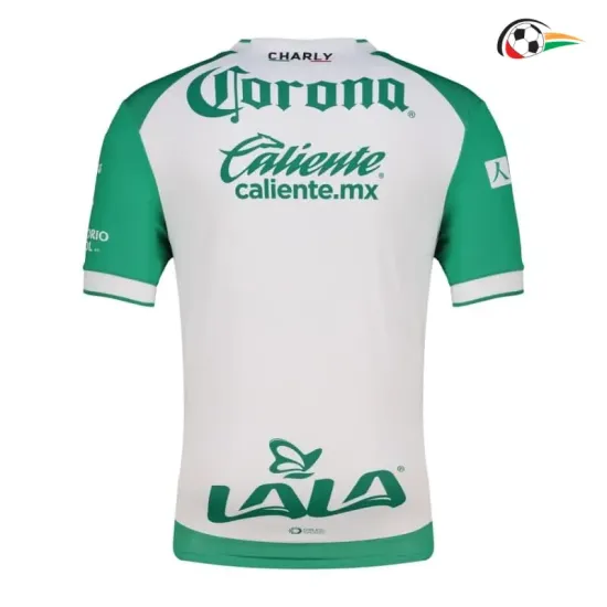 Camisa Titular Santos Laguna 2025/2026 Verde/Branco