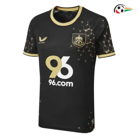 Camisa Alternativa Burnley FC 2025/2026 Preto